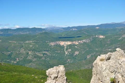 View of Monte Corongiu Stock Photos