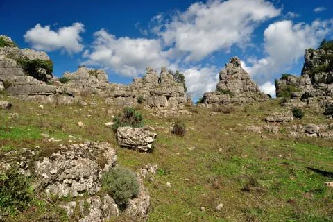 View of Monte Corongiu Stock Photos