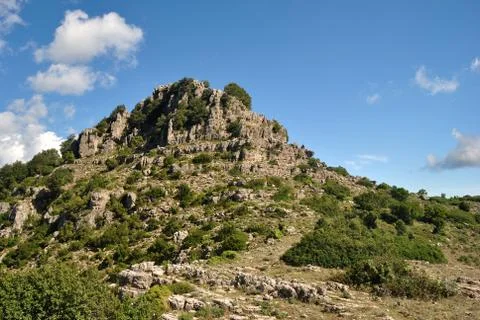 View of Monte Corongiu Foto stock