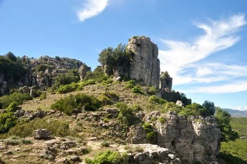 View of Monte Corongiu Stock Photos