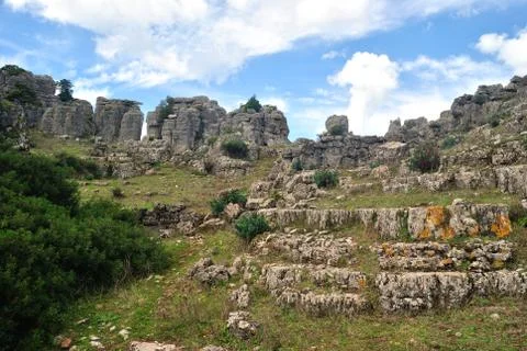 View of Monte Corongiu Stock Photos
