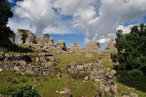 View of Monte Corongiu Stock Photos