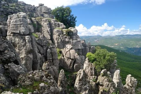 View of Monte Corongiu Stock Photos