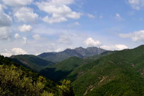 View of Monte Lattias, Uta Stock Photos