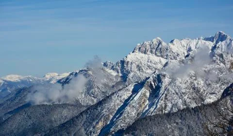 View From Monte Lussari Stock Photos
