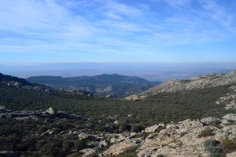 View of Monte Tratzalis Stock-Fotos