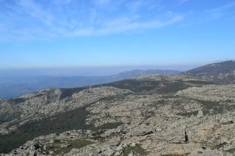 View of Monte Tratzalis Stock Photos
