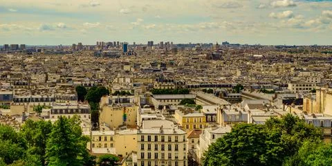 View from Montmartre Stock Photos