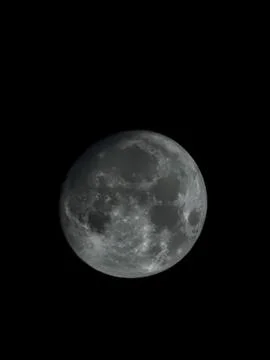 View of the moon phases in the dark night sky Фото