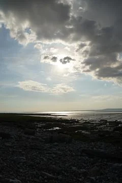A View of Morcombe Bay Stock Photos