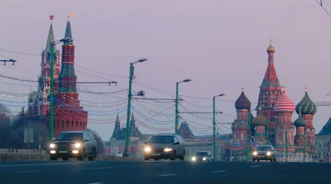 View of Moscow Stock Footage 53451288