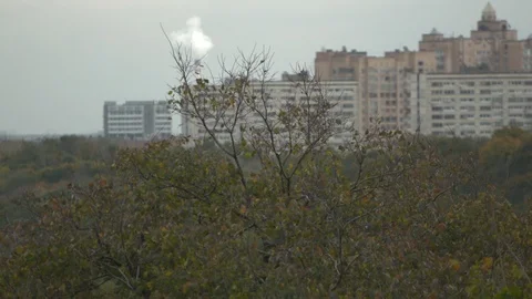 View of Moscow Stock Footage 98741348