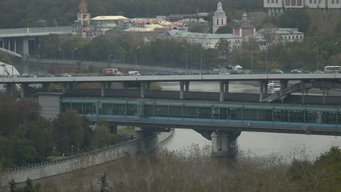 View of Moscow Stock Footage 98741647