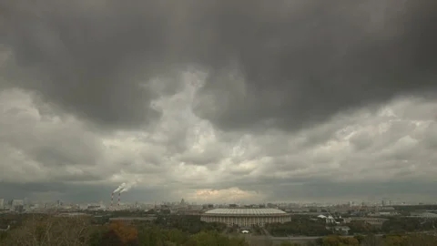 View of Moscow Stock Footage 98742573