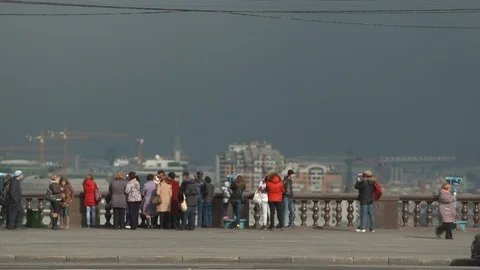 View of Moscow Stock Footage 98742909