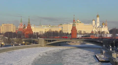 View of Moscow Kremlin Video stock 59577265