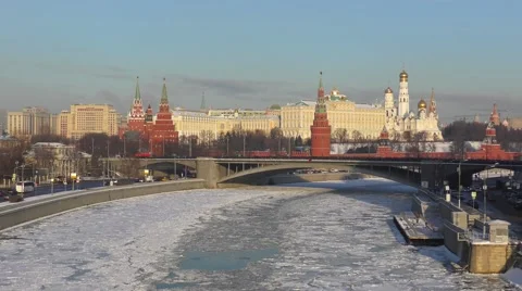 View of Moscow Kremlin Stock Footage 59577401