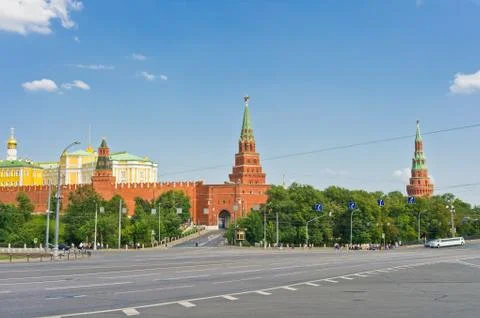 View of Moscow Kremlin Stock Photos