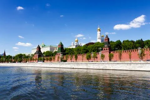 View of Moscow Kremlin Stock Photos