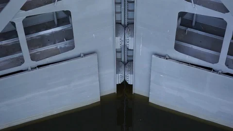 View to moscow river gateway Video stock 90380588