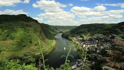 View of the Mosel. Stock Footage 77676889