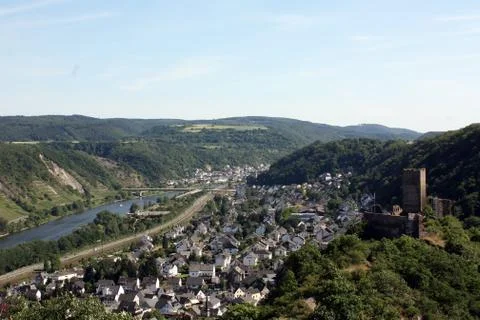 View to the Moselle Stock Photos