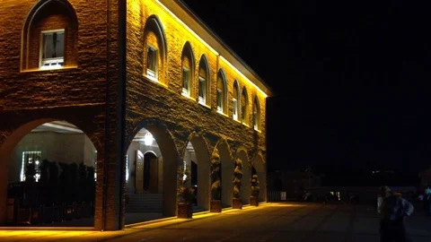 The view of the mosque Stock Footage 83187155