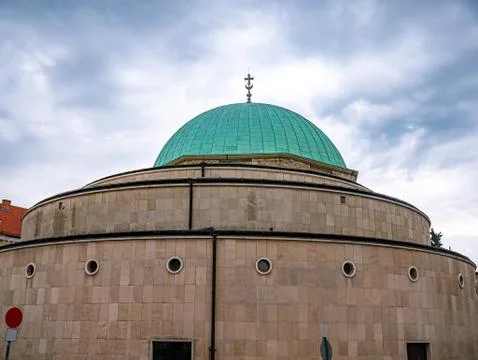 View on a mosque in Pecs Stock Photos