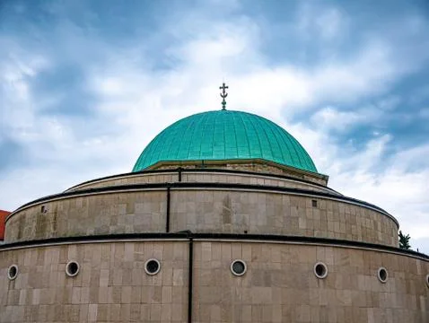 View on a mosque in Pecs Stock Photos