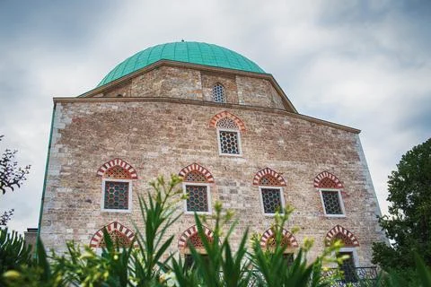 View of the mosque in Pecs,Hungary. Stock Photos