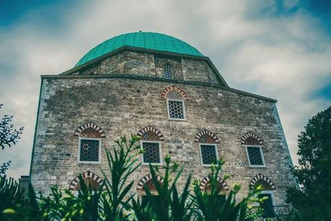 View of the mosque in Pecs,Hungary. Stock-Fotos
