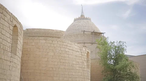 View of the mosque from the top down Stock Footage 62063790
