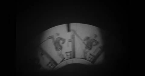 View of motion picture drawings through kinetoscope Stock Footage 43452861