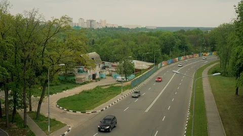 View of the motorway Stock Footage 108091055