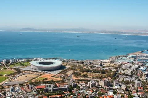 View of mouille point Stock Photos