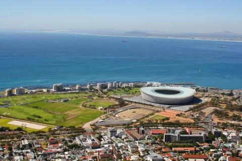 View of mouille point Stock Photos