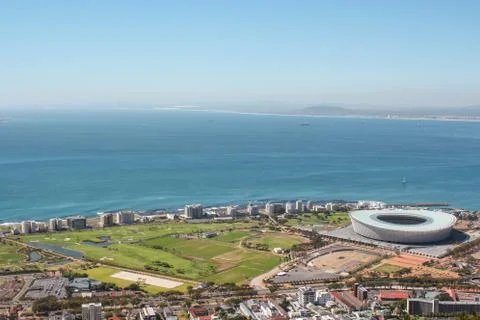View of mouille point Stock Photos