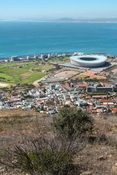 View of mouille point Stock Photos