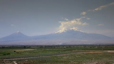 View of mount Ararat Vídeos de archivo 94106159