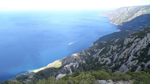 View from Mount Athos Stock Footage 87471451