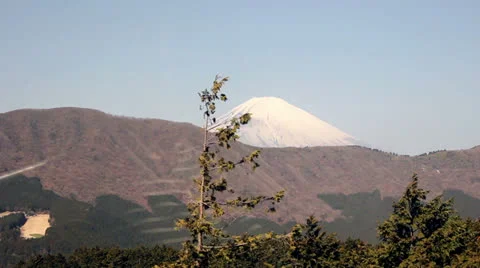 View of Mount Fuji from cable car Stock-Footage 25821529