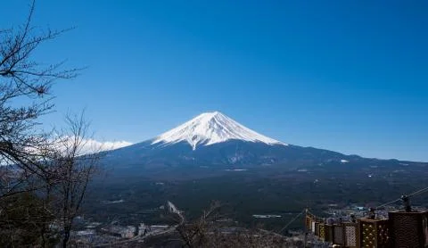 View of Mount Fuji, commonly called Fuji san in Japanese, Mount Fuji's except Stock Photos