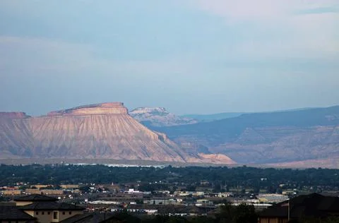 View of Mount Garfield Stock Photos