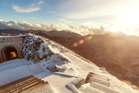 View from Mount Lovcen. Stock Photos