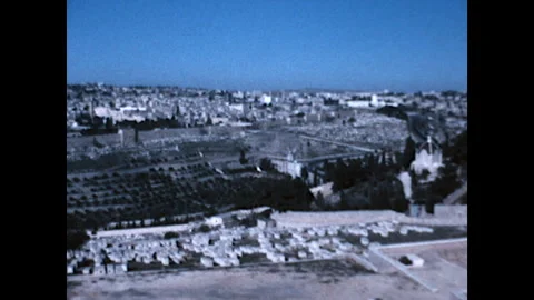 View From Mount of Olives 1975 Stock Footage 264639320