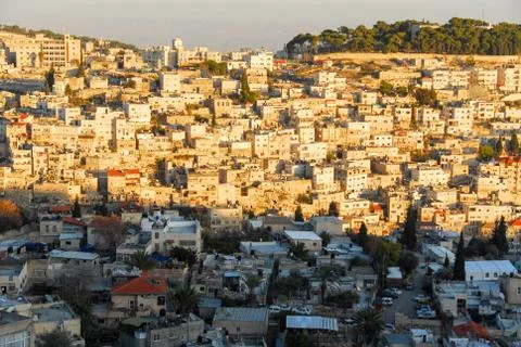 View of the Mount of Olives, Jerusalem Stock Photos