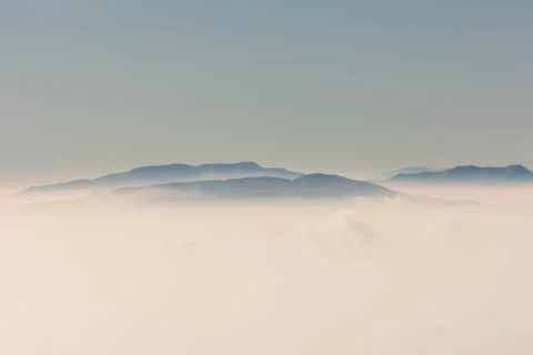 View from Mount Pizzoc Stock Photos