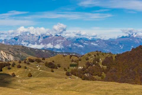View from Mount Pizzoc Stock Photos