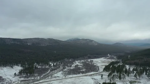 View of mount Robin and the Nura river Video stock 119258155