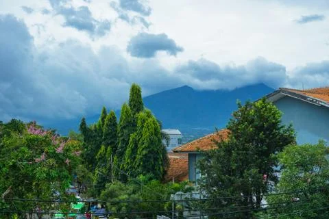 A view of mount Salak in Bogor java indonesia Stock-Fotos